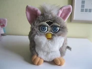 Church Mouse Furby with blue eyes