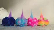 All 4 of the Series 2 Furblets with their ears closed