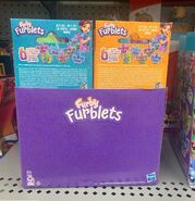 Back of Series 1 display box. The back displays the logo