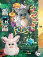 Furby-esp-page.jpg (132 KB) A page from a Spanish magazine called Disney/Walden: Peluches advertising the 2005 Furbys