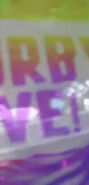 The other text that was displayed on the TV