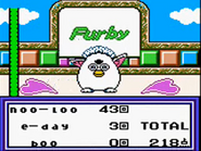 Snowball Furby in the japanese game Dancing Furby