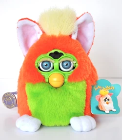 ファービー2　ベイビー イエロー　緑目　furby furby2 　No.13 Furby Babies/ファービーベイビーズ・TOMY/トミー(タイガー