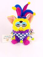 Jester Furby with gray eyes