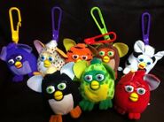 All 8 McFurby keychains