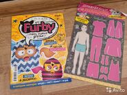 The magazine cover and a paper doll that supposedly came with the magazine