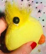 The underside of the fake