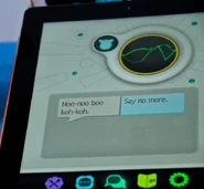 Image of the Translator section on the Furby 2012 app