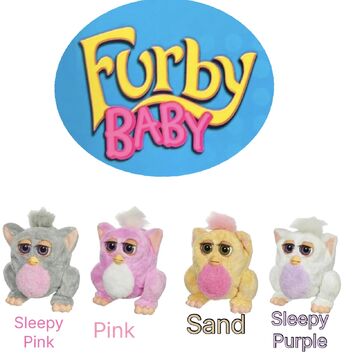 【初期】Furby・Furby baby◆水色 ジャンク Baby Blue Furby Baby | Official Furby Wiki | Fandom