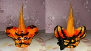 Front view and back view