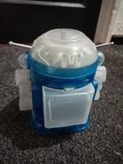 The back of a blue Space Robby III