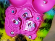 Inside of the battery compartment of a Rain-Bow-Kat
