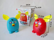 Two Chinese Parrot Furbys