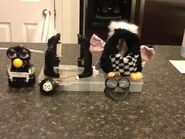 A Racing Furby That Has Been Taken Apart For Surgery