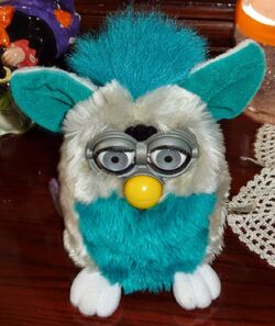 Green online bean furby