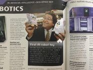 Page 196 from Guinness World Records 2013 referring to Furby as the "First AI robot toy"