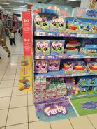 Furby Display in a Carrefour with Series 4 Furblets