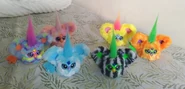 Six out of the eleven Special Edition Furby Furblets