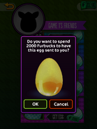 Once the city is full, you can purchase a Golden Egg