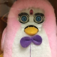 a close-up shot of a pink Popo's face