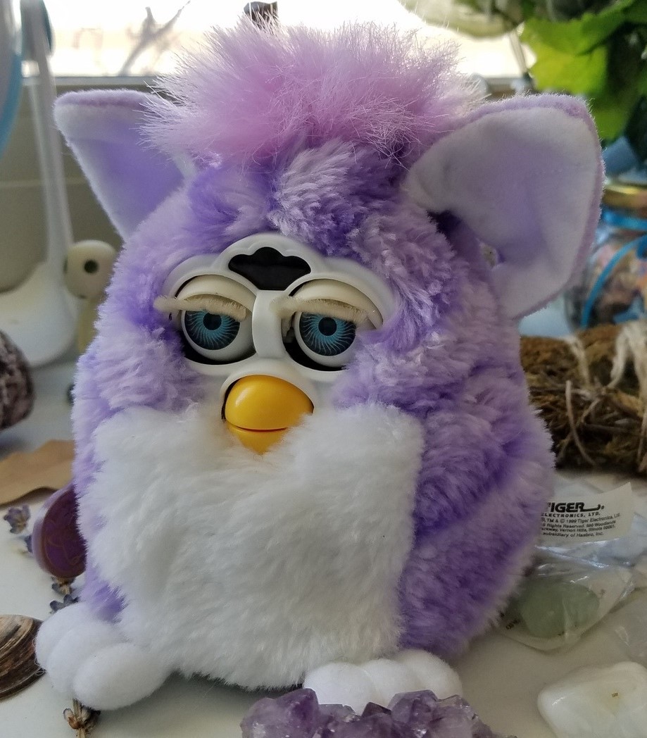 Purple Stripes Furby Baby, Official Furby Wiki