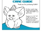 Emoto-Tronic Furbys (2005)/Manual copy