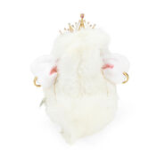 The backside of the Furby (if you zoom into the fabric tag, it has “JT” on it)