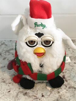 Santa furby hotsell