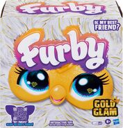English Gold Glam Hey Furby