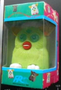 A green variant of the knockoff in its box