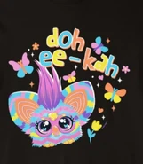 Illustration of Swee-Dee with its ears open from a T-Shirt (First leak)