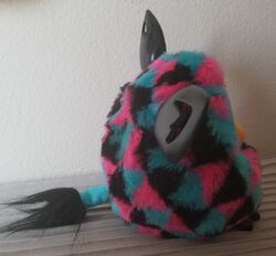 Hasbro FURBY BOOM Triangle Pattern Pink Teal Black Algeria