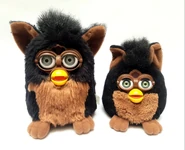 Gorilla Furby with a Gorilla Beanbag Buddy