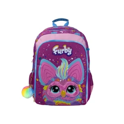 Furby (kleurenmix), 15 mode-accessoires, interactief pluche speelgoed voor meisjes en jongens vanaf 6 jaar, door stem geactiveerd, animatronisch, Duitse versie