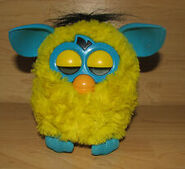 The furby sleeping