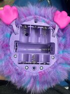 Battery compartment open