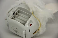 The location of a Phoebe‘s battery compartment.