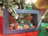 Pep-Mint alongside some Minis from the Furby Minis Advent Calendar