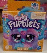 Luv-Lee's box with Warning label