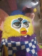Nib Jester Furby with green eyes