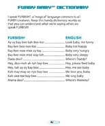 Emoto-Tronic Furby Baby dictionary