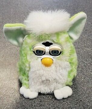 Green furby hot sale
