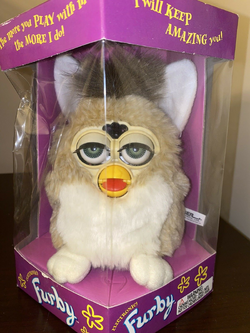 Furby 1998 Bear Furby Plush Toy Model 70-800 Vintage Electronic