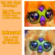 Comparison between the Toy Fair and released Boo-Kins