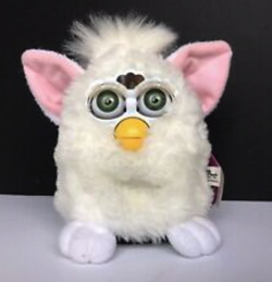 White new arrivals furby 1998