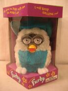 NIB English Green Bean Furby (Silver eyes)