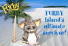 another online postcard from the official Furby website from 2005