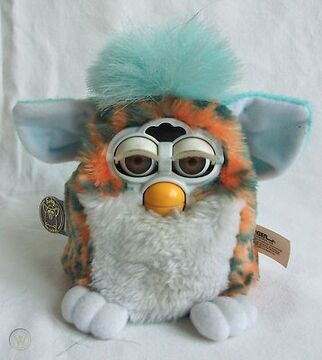 Striped furby on sale
