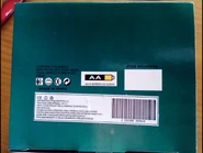 The base of a Space Robo's box