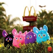 a promotional photo of the McFurbys from a McDonald's Facebook page